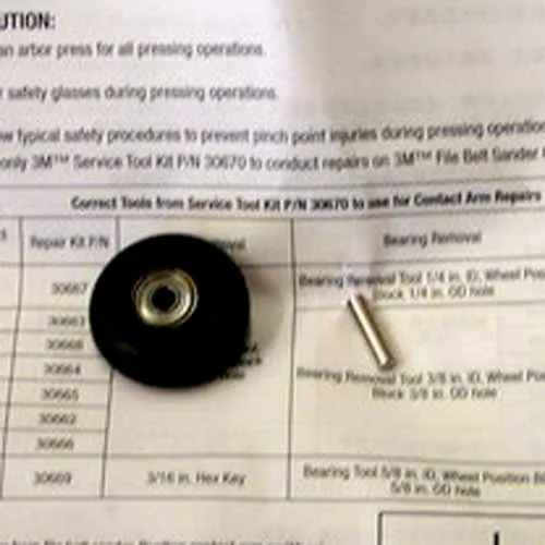 3M™ 30668 File Belt Arm #28370 Repair Kit, 1 Pkg Qty
