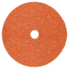 3M 7000028198 | 7.000" Diameter x 60+ Grit 86000 RPM Precision Shaped Ceramic Fibre Disc - Maroon