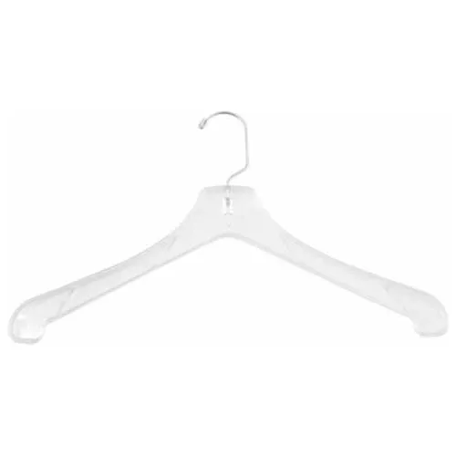 9700SH Coat Hanger W/Short Hook-Heavy Weight, 17"L, Break Resistant, Pkg Qty 100