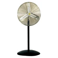 Airmaster 71584 | 24" Blade 115V 4400/3460/2460 CFM Pedestal Mount Commercial Air Circulator Fan