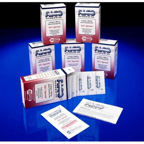 Alco-Screen® 02 DOT Approved 4-Minute Saliva Alcohol Screening Test, 24 Tests/Box - Pkg Qty 24