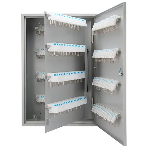 Barska Key Lock Box With White Tags & Keyed Lock CB12492 - 160 Key Cap. 22" x 15" x 3" Gray