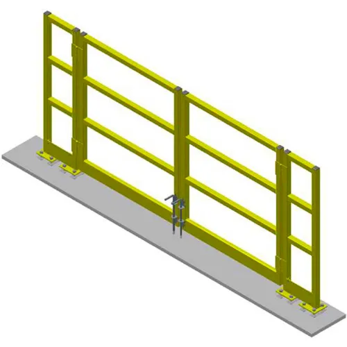 Bluff Swinging Safety Gate, MEZ-96-SW, 8'W