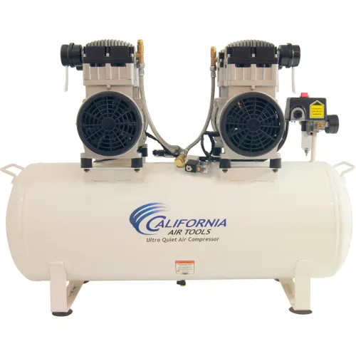 California Air Tools 4HP 230V Single Phase 20 Gallon Horizontal Duplex Air Compressor