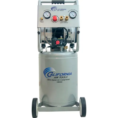 California Air Tools CAT-10020C, Portable Electric Air Compressor, 2 HP, 10 Gal, Vertical, 5.3 CFM