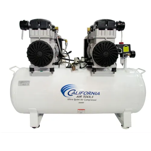 California Air Tools CAT-20040DC, 4HP, Duplex Comp, 20  Gal, Horiz., 125PSI, 10.6CFM, 1PH 230V