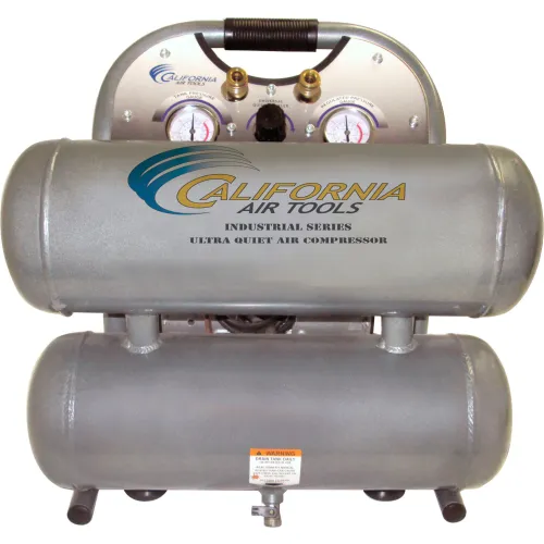 California Air Tools CAT-4610ALFC, Portable Elec Air Compressor, 2HP, 4.6 Gallon, Twin Stack, 3 CFM