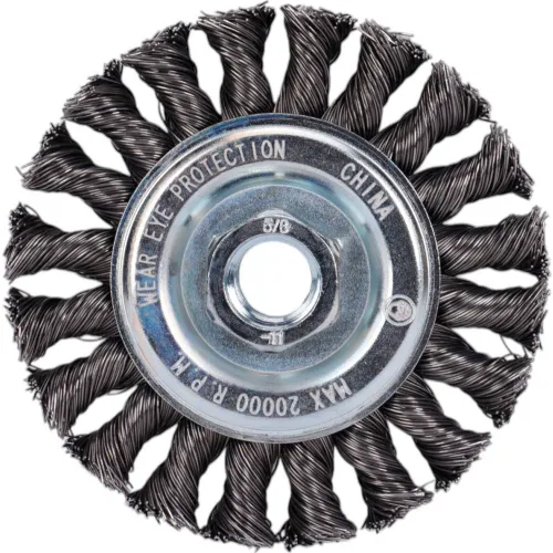 Century Drill 76049 Angle Grinder Wire Wheel 4" Dia. Steel Knot