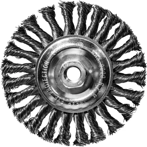 Century Drill 76064 Angle Grinder Wire Wheel 6" Dia. Steel Knot