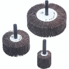 CGW 53-605-018 | 1-1/2" Diameter x 1/4" Arbor Hole x 1" Width Fine 120 Grit Aluminum Oxide T Edge Coated Flap Wheel