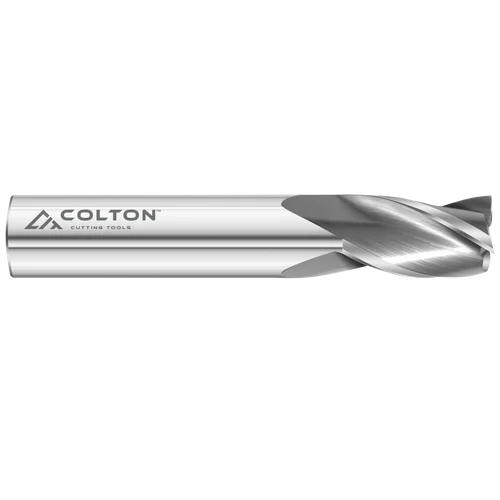 Colton Industrial Tools 61160 | Carbide End Mill 3 Flute Square End Standard 3/8" Diameter x 1" LOC x 2 1/2" OAL