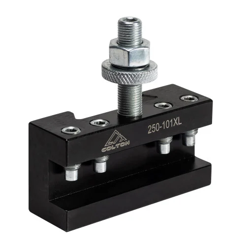 Colton Industrial Tools 97102 | AXA #1 XL Extra Capacity (5/8") Turning & Facing Quick Change Tool Holder 250-101XL With Upgraded ZiN Coated Hardware