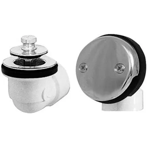 Dearborn Brass P9225BBG Bath Waste Half Kit Sch. 40 Uni-Lift Stopper CHR Finish Trim Zinc Drain Unit - Pkg Qty 25