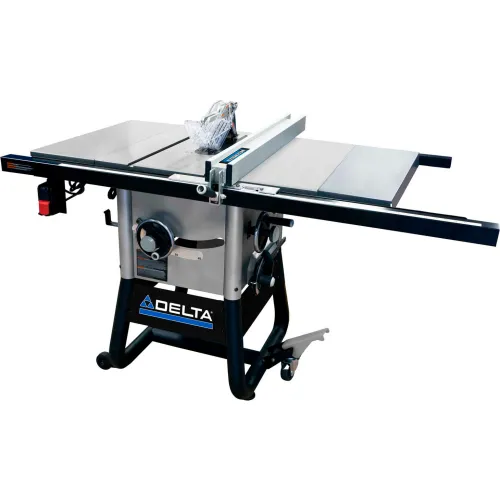 Delta 36-5100 10 In. Left Tilt Table Saw W/30 In. Right Rip, Cast Iron Wings