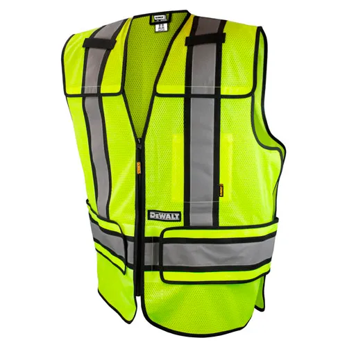 DeWalt® DSV421-4X/6X ANSI Class 2 Adjustable Breakaway Vest 4X/6X