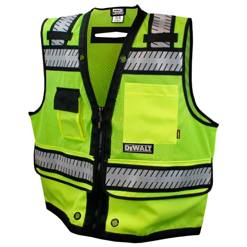 DeWalt® DSV521-3X ANSI Class 2 Heavy Duty Surveyor Vest 3XL