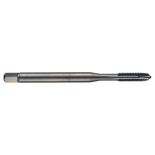 Dormer 5973957 | UNC 3.18mm Diameter x 3.50mm Shank x 10.00mm Length x 56.00mm OAL 2B 40 TPI 3 Flute Steam Tempered Coated HSS-E-PM EP21 Spiral Point Tap