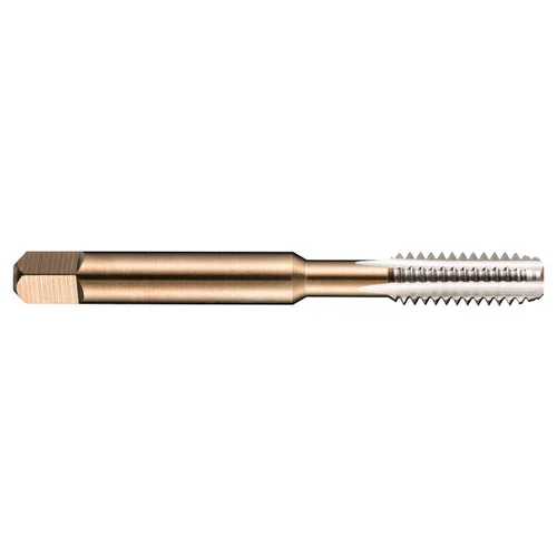 Dormer 5974702 | UNF 1"-12 Thread Size x 20.32mm Shank x 1.417" Length x 130.18mm OAL 2B-3B 4 Flute Bright Coated HSS E071 Straight Flute Tap