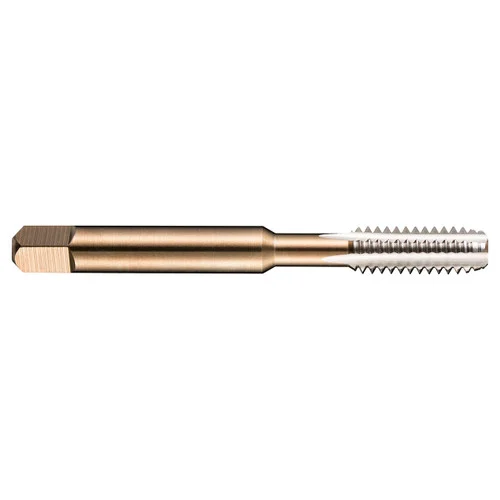 Dormer 5976185 | UNF 4.17mm Diameter x 4.50mm Shank x 9.50mm Length x 53.00mm OAL 2B 36 TPI 3 Flute Bright Coated HSS E524 Straight Flute Tap