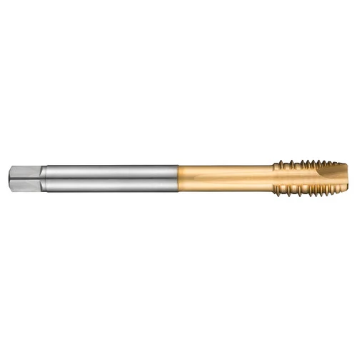 Dormer 5976651 | M14x2.00mm Thread Size x 11.00mm Shank x 25.00mm Length x 110.00mm OAL M 6H 3 Flute TiN Coated HSS-E-PM E423 Spiral Point Tap