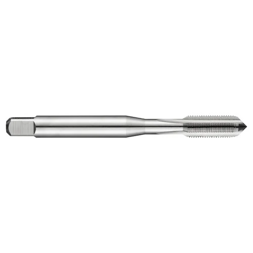 Dormer 5977459 | UN 1/4"-32 Thread Size x 6.30mm Shank x 13.00mm Length x 66.00mm OAL 2B 3 Flute Bright Coated HSS E570 Straight Flute Tap