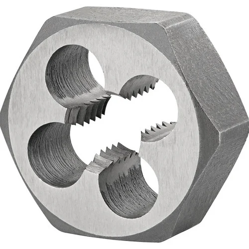 Dormer 5977944 | M14x1.50mm Size x 15.88mm OAL MF Bright Coated HSS Hexagon Die