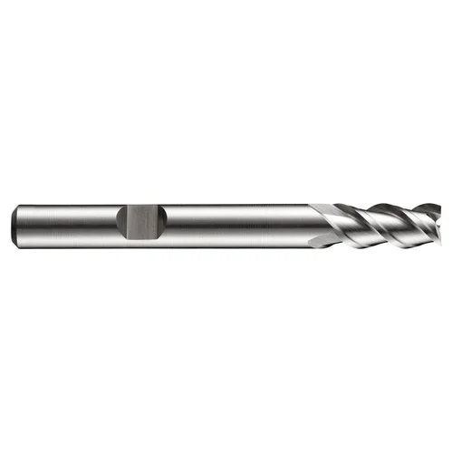 Dormer 5984203 | 8.00mm Diameter x 10.00mm Shank x 19.00mm Maximum Depth of Cut x 69.00mm OAL x 45 Degree Helix Angle 4 Flute Bright Coated HSS-E-PMC299 Square End Mill