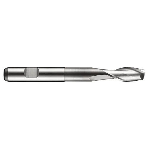 Dormer 5984642 | 6.00mm Drill Size x 6.00mm Shank x 13.00mm Maximum Depth of Cut x 68.00mm OAL x 30 Degree Helix Angle 2 Flute Bright Coated HSS-E C135 Slot Drill