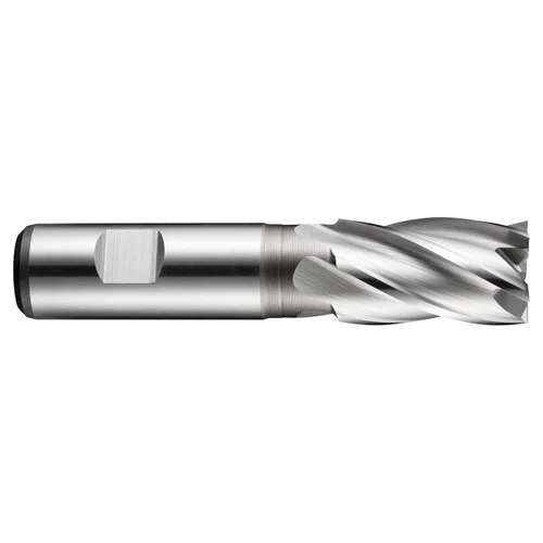Dormer 5984762 | 7.50mm Diameter x 10.00mm Shank x 16.00mm Maximum Depth of Cut x 66.00mm OAL x 30 Degree Helix Angle 4 Flute Bright Coated HSS-E-PMC247 Square End Mill