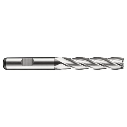 Dormer 5984791 | 4.76mm Diameter x 6.00mm Shank x 24.00mm Maximum Depth of Cut x 68.00mm OAL x 30 Degree Helix Angle 4 Flute Bright Coated HSS-E-PM C273 Square End Mill
