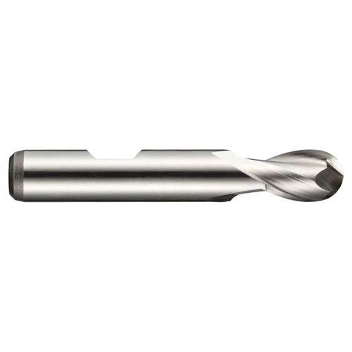 Dormer 5985013 | 14.00mm Diameter x 12.00mm Shank x 16.00mm Maximum Depth of Cut x 73.00mm OAL x 7.00mm Radius x 30 Degree Helix Angle 2 Flute Bright Coated HSS-E C500 Ball End Mill