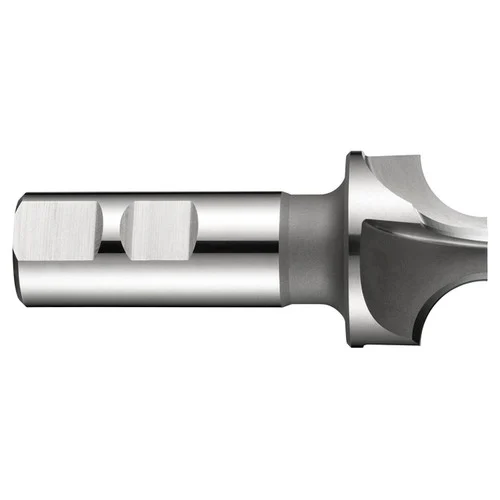 Dormer 5985391 | 35.00mm Maximum Diameter x 20.00mm Shank x 100.00mm OAL x 12.00mm Radius 4 Flute Bright Coated HSS-E C700 Corner Rounding End Mill