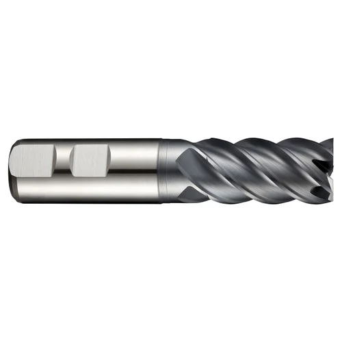 Dormer 5985654 | 32.00mm Diameter x 32.00mm Shank x 53.00mm Maximum Depth of Cut x 133.00mm OAL x 45 Degree Helix Angle 6 Flute ALCRONA Coated HSS-E-PMC907 Square End Mill