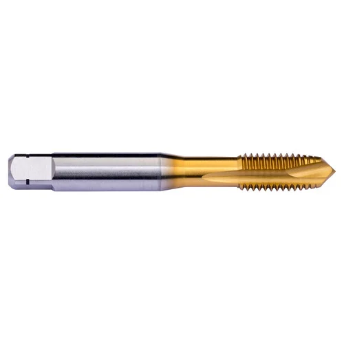 Dormer 6196693 | M20x2.50mm Thread Size x 14.00mm Shank x 29.00mm Length x 112.00mm OAL M 6H 4 Flute TiN Coated HSS-E-PM E000TIN Spiral Point Tap