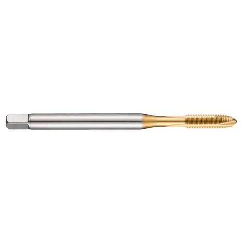 Dormer 6196716 | M27x3.00mm Thread Size x 20.00mm Shank x 38.00mm Length x 160.00mm OAL M 6H 4 Flute TiN Coated HSS-E-PM EP00TIN Spiral Point Tap