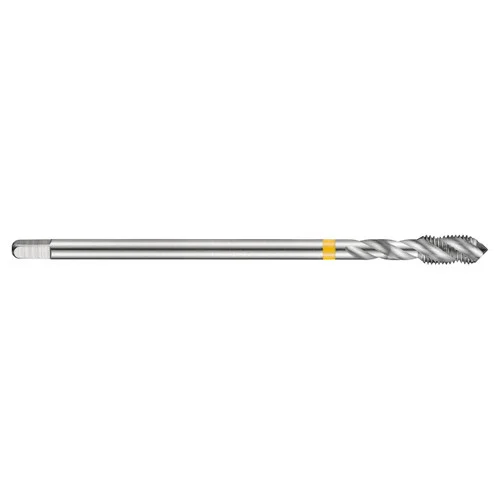 Dormer 6290626 | M24x1.50mm Thread Size x 18.00mm Shank x 20.00mm Length x 140.00mm OAL x 40 Degree Helix Angle MF 6H 5 Flute Flash Chrome Coated HSS-E-PM E300 Spiral Flute Tap