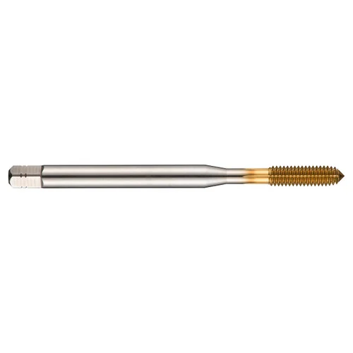 Dormer 6305747 | M3x0.50mm Thread Size x 3.50mm Shank x 9.00mm Length x 56.00mm OAL M 6HX 4 Flute TiN Coated HSS-E E294 Thread Forming Tap