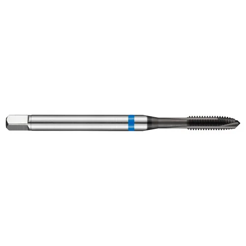 Dormer 6305841 | M18x2.50mm Thread Size x 14.00mm Shank x 30.00mm Length x 125.00mm OAL M 6H 4 Flute SUPER-B Coated HSS-E-PM E241 Spiral Point Tap