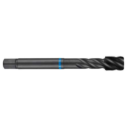 Dormer 6305857 | M12x1.25mm Thread Size x 9.00mm Shank x 13.00mm Length x 100.00mm OAL x 40 Degree Helix Angle MF 6H 4 Flute Steam Tempered Coated HSS-E-PM E383 Spiral Flute Tap