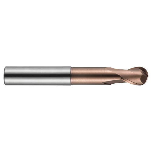 Dormer 6706490 | 4.00mm Diameter x 4.00mm Shank x 8.00mm Maximum Depth of Cut x 60.00mm OAL x 2.00mm Radius x 30 Degree Helix Angle 2 Flute TiSiN Coated HM S231 Ball End Mill