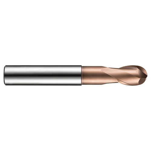 Dormer 6706508 | 6.00mm Diameter x 6.00mm Shank x 10.00mm Maximum Depth of Cut x 50.00mm OAL x 3.00mm Radius x 30 Degree Helix Angle 2 Flute TiSiN Coated HM S529 Ball End Mill