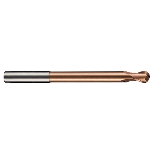 Dormer 6706552 | 16.00mm Diameter x 16.00mm Shank x 32.00mm Maximum Depth of Cut x 150.00mm OAL x 8.00mm Radius x 30 Degree Helix Angle 2 Flute TiSiN Coated HM S533 Ball End Mill