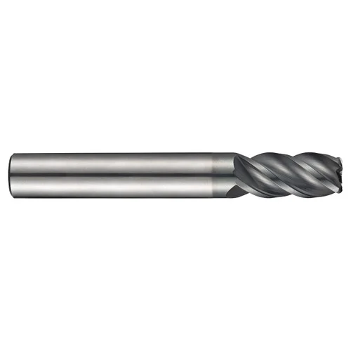 Dormer 6706930 | 5.00mm Diameter x 6.00mm Shank x 15.00mm Maximum Depth of Cut x 57.00mm OAL x 0.50mm Radius x 40 Degree Helix Angle 4 Flute AlCrN Coated HM S262 Corner Radius End Mill