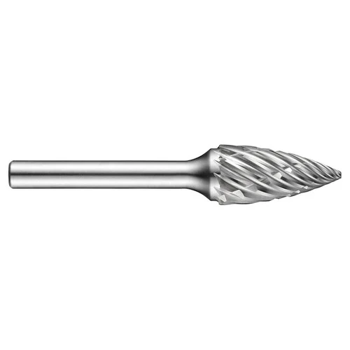 Dormer 7059561 | 8.00mm Diameter x 6.00mm Shank x 64.00mm OAL Bright Coated HM P713 Burr