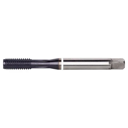 Dormer 7350275 | M12x1.25mm Thread Size x 9.32mm Shank x 21.00mm Length x 100.00mm OAL MF 6HX 4 Flute TiAlN/Top Coated HSS-E-PM E771 Straight Flute Tap