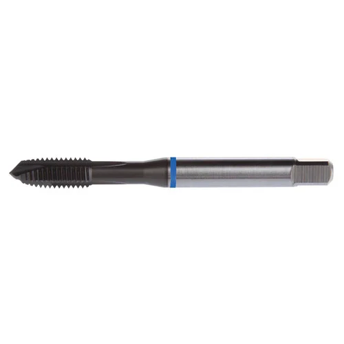 Dormer 7350304 | UNF 3/8"-24 Thread Size x 9.68mm Shank x 0.787" Length 2B-3B 3 Flute SUPER-B Coated HSS-E-PM E913 Spiral Point Tap