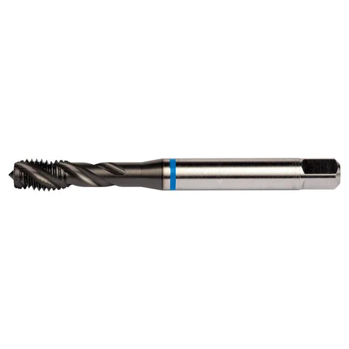 Dormer 7350351 | UNC 3/4"-10 Thread Size x 14.99mm Shank x 0.984" Length 2B-3B 4 Flute SUPER-B Coated HSS-E-PM E812 Spiral Flute Tap