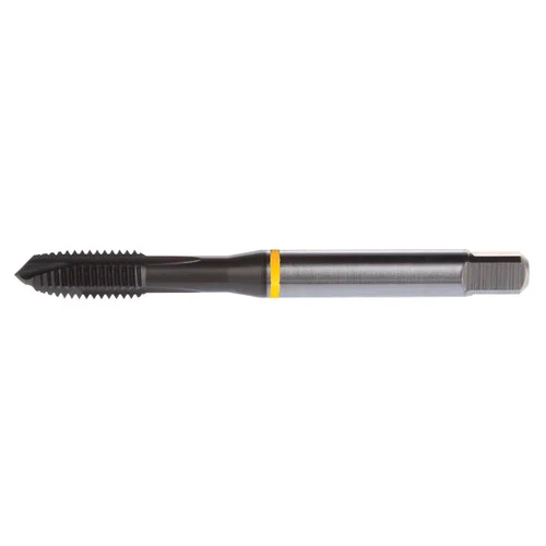 Dormer 7350478 | UNC 5/8"-11 Thread Size x 12.19mm Shank x 0.906" Length 2B 3 Flute TiAlN/Top Coated HSS-E-PM E809 Spiral Point Tap