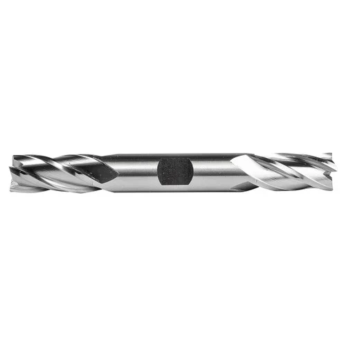Dormer 7647970 | 12.70mm Diameter x 12.70mm Shank x 1" Maximum Depth of Cut x 104.78mm OAL x 30 Degree Helix Angle 4 Flute Bright Coated HSS C614 Double Ended End Mill
