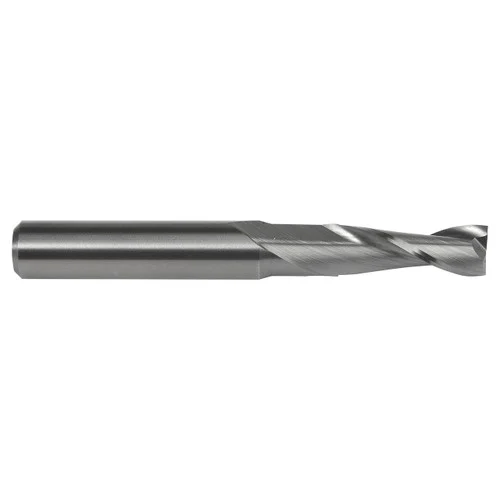 Dormer 7648563 | 5.00mm Diameter x 5.00mm Shank x 16.00mm Maximum Depth of Cut x 50.00mm OAL x 30 Degree Helix Angle 2 Flute Bright Coated HMS109 Square End Mill